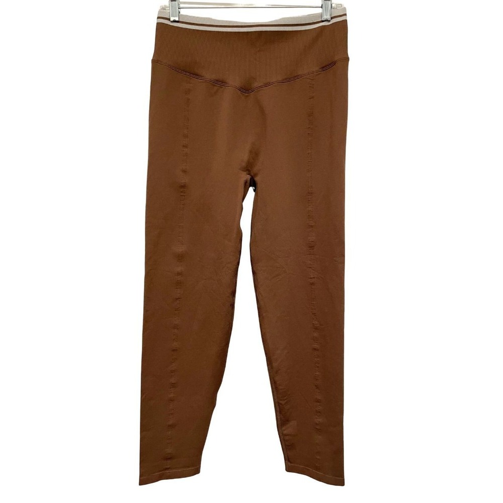 Victoria's Secret PINK Women's Chocolate Brown Butt Defining Leggings - Size XXL